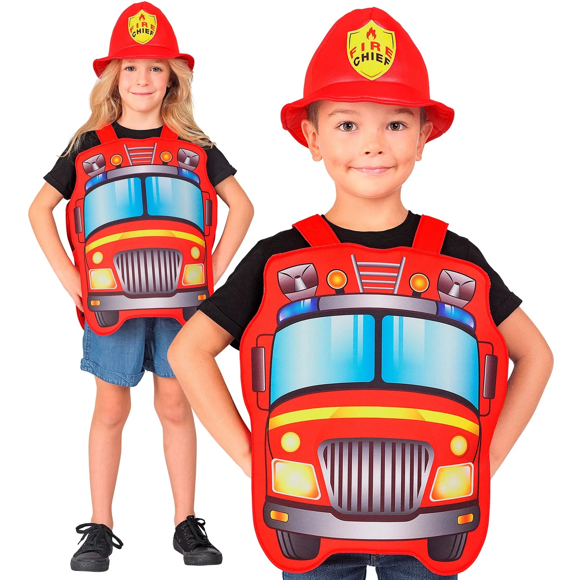 Disfraz de Bombero con Camión Antincendios Infantil Bomberos Infantiles Widmann